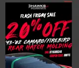 Hawks Motorsports coupon verification screenshot