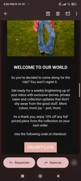 HMZBFPQJCN coupon verification screenshot