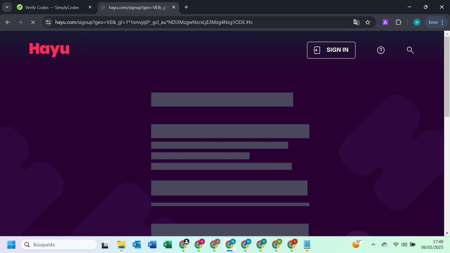 hayu promo code screenshot showing code 10OFF applied at hayu checkout page. Uploaded by SimplyCodes community member DiscountGenius5394 on Feb 6, 2025