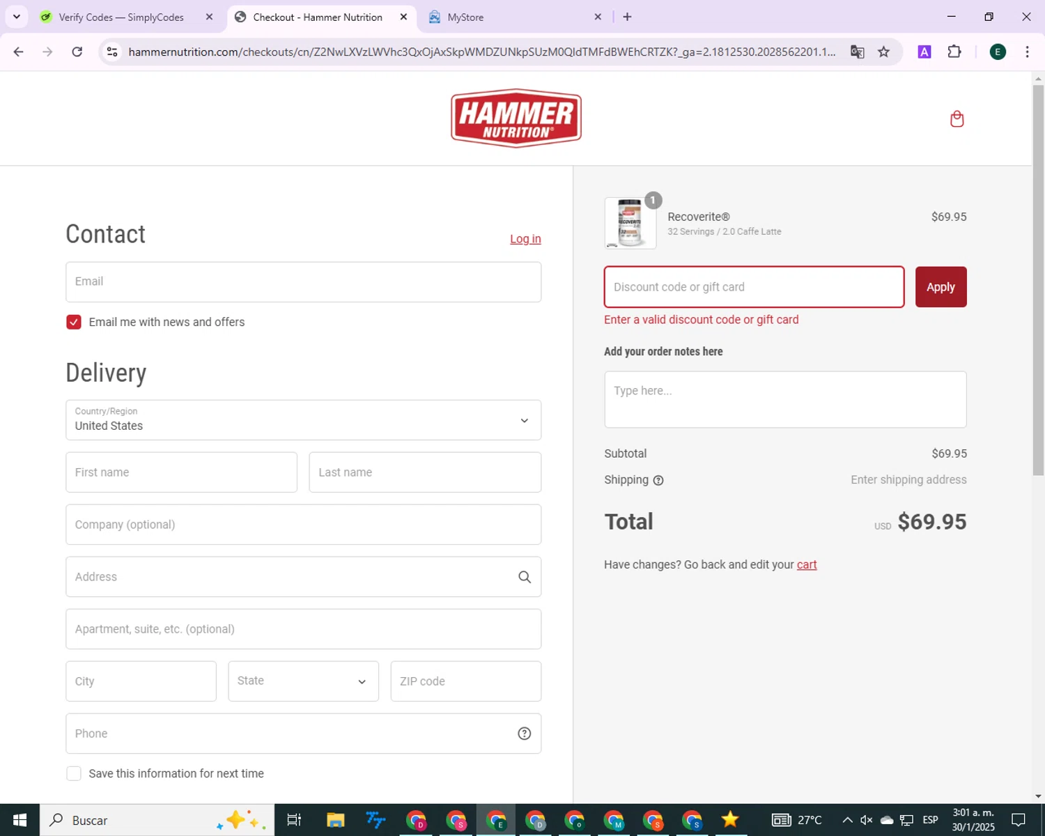 hayu promo code screenshot showing code BD2024 applied at hayu checkout page. Uploaded by SimplyCodes community member 000012 on Jan 30, 2025