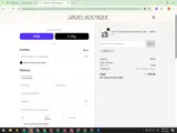 Hazel Boutique coupon verification screenshot