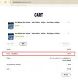 Haze Store coupon verification screenshot