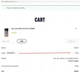 Haze Store coupon verification screenshot