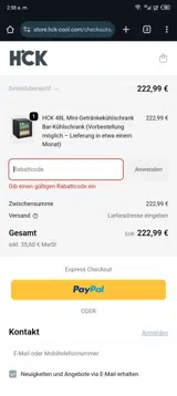 94ZFIAJN coupon verification screenshot