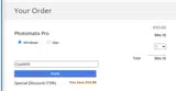 CoolHDR coupon verification screenshot