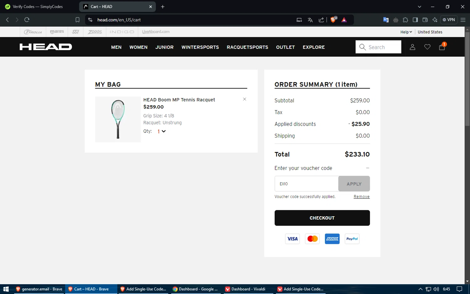 HEAD Coupons - 30% Off | October 2024