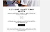 WHITE25 coupon verification screenshot