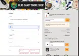 Head Candy Smoke Shop coupon verification screenshot