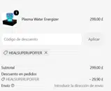 Healflux coupon verification screenshot