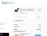 WELCOME15 coupon verification screenshot