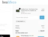 WELCOME10 coupon verification screenshot