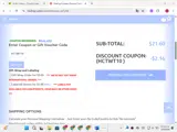 HCTWT10 coupon verification screenshot