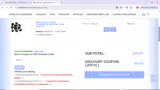 JOY10 coupon verification screenshot