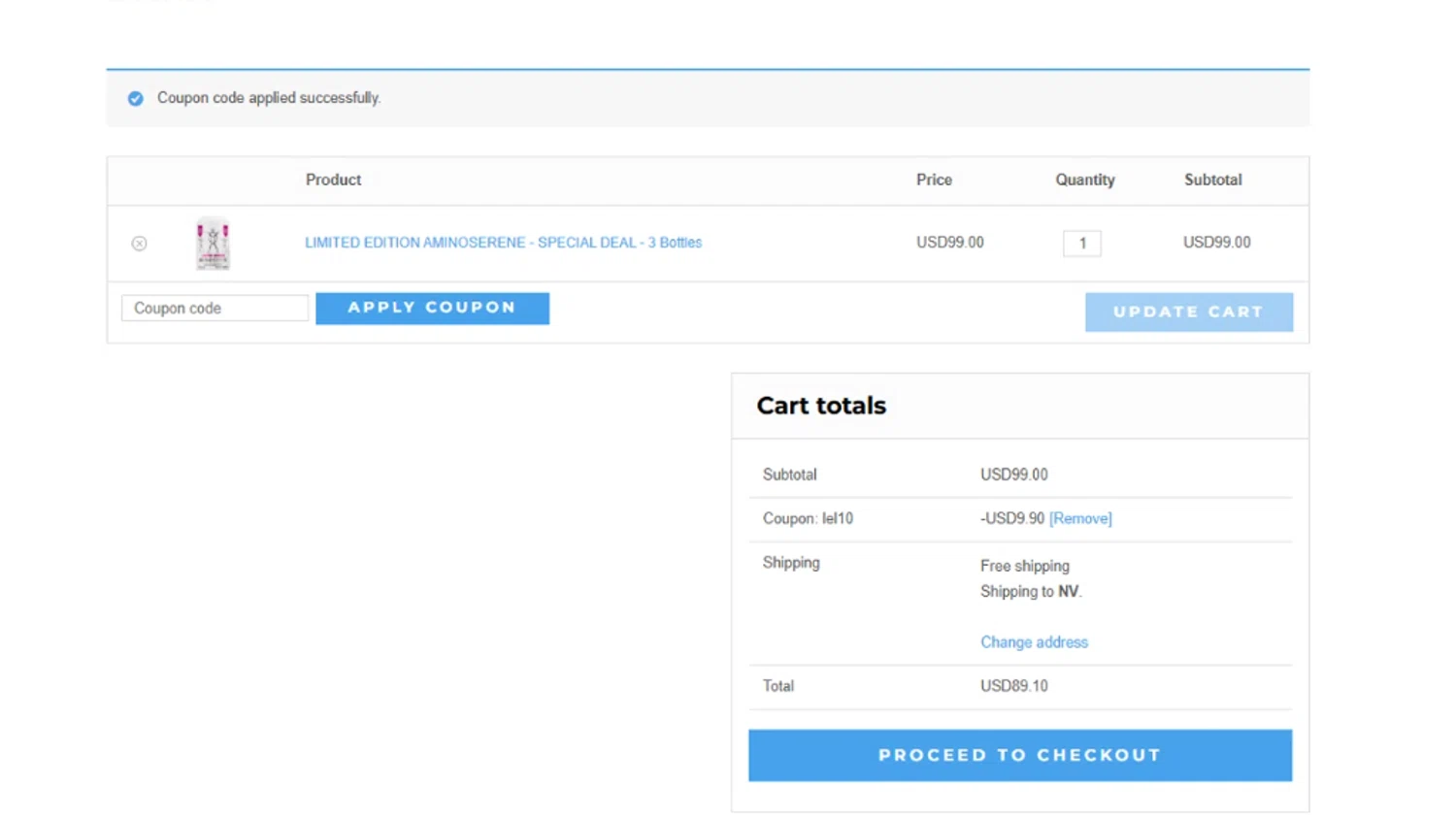 Health Evolution promo code screenshot showing code LEL10 applied at Health Evolution checkout page. Uploaded by SimplyCodes community member La_Cara_Mia on Aug 12, 2025