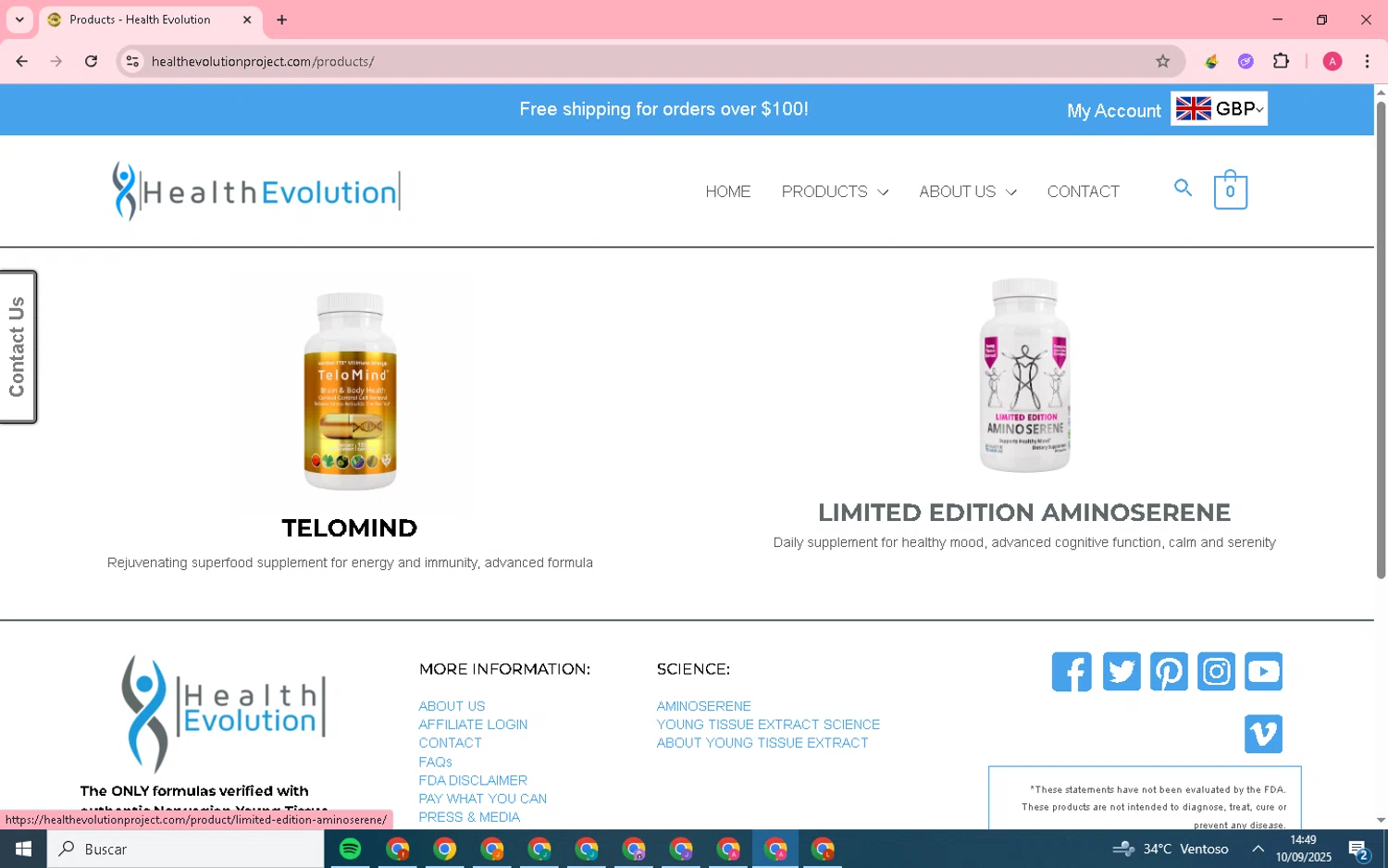 Health Evolution promo code screenshot showing code LEL10 applied at Health Evolution checkout page. Uploaded by SimplyCodes community member ShieldAdmiral6509 on Sep 10, 2025