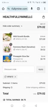 Hfm10 coupon verification screenshot