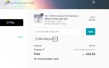 WELCOMELIGHT coupon verification screenshot