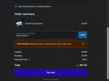 Healthy Hydration coupon verification screenshot