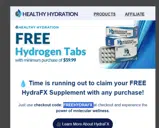 Healthy Hydration coupon verification screenshot