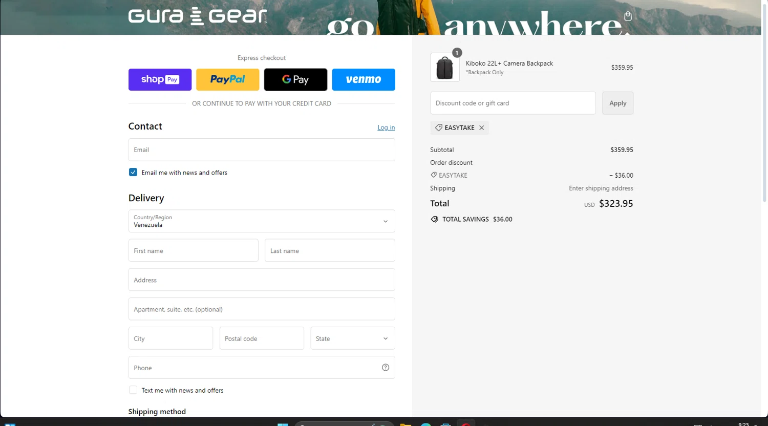Healthy Kin checkout page showing Healthy Kin coupon code box | Screenshot taken by SimplyCodes community member on Apr 22, 2024