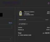 SLEEP2026 coupon verification screenshot