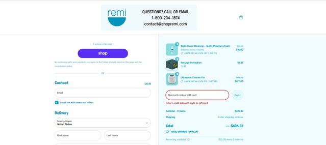 HealthyPets checkout page showing HealthyPets promo code box | Screenshot taken by SimplyCodes community member on Sep 6, 2025