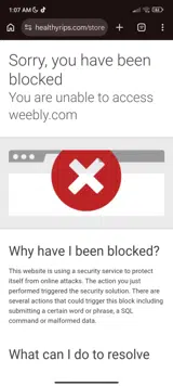 Healthy Rips coupon verification screenshot