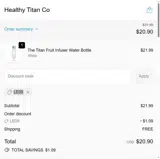 LE09 coupon verification screenshot
