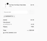 supergift10 coupon verification screenshot