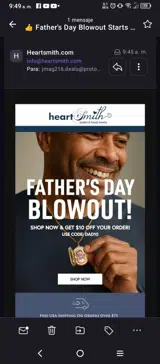 dad10 coupon verification screenshot
