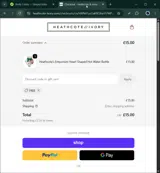 Heathcote & Ivory coupon verification screenshot