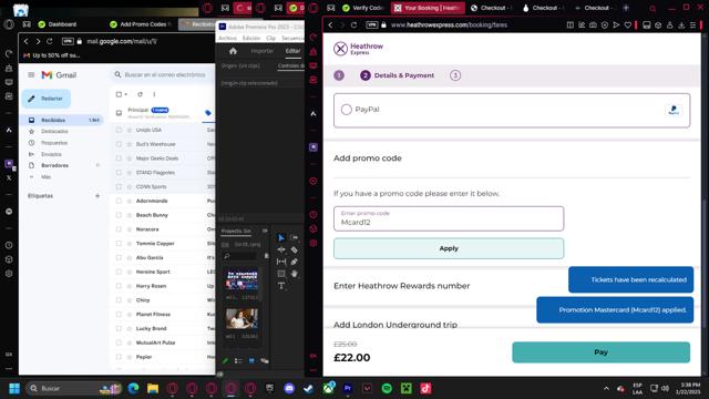 Heathrow Airport Parking checkout page showing Heathrow Airport Parking discount code box | Screenshot taken by SimplyCodes community member on Jan 22, 2025