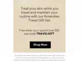 travelgift coupon verification screenshot