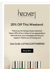 loyalcustomer20 coupon verification screenshot