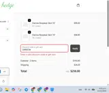 DARROW coupon verification screenshot