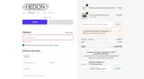 Hedon US coupon verification screenshot
