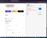 Hedon US coupon verification screenshot