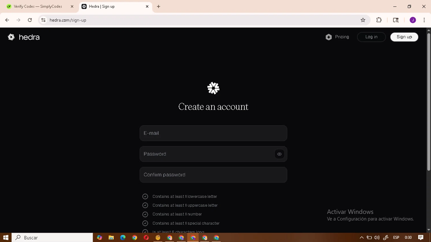 Hedra promo code screenshot showing code 10OFF applied at Hedra checkout page. Uploaded by SimplyCodes community member jordangar on Jun 20, 2025