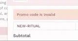 Heidi Swapp Shop coupon verification screenshot