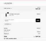 TEXT10 coupon verification screenshot