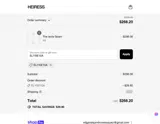 ELYSE10A coupon verification screenshot