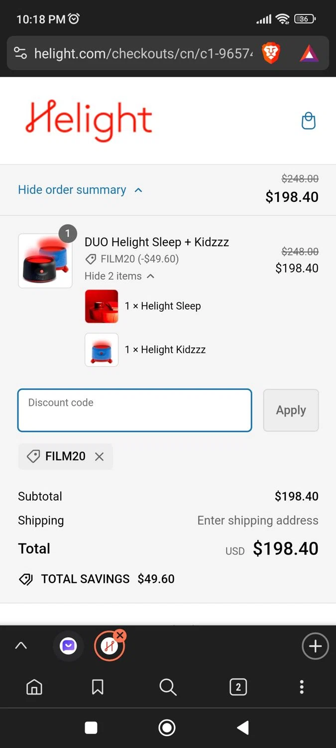 how to use Helight coupons