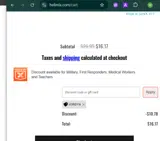 JORDYN coupon verification screenshot