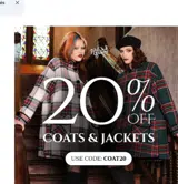 coat20 coupon verification screenshot