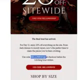 HELLOWEEN20 coupon verification screenshot