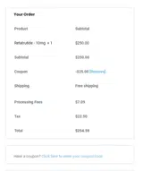 minos10 coupon verification screenshot