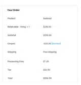 hello15 coupon verification screenshot