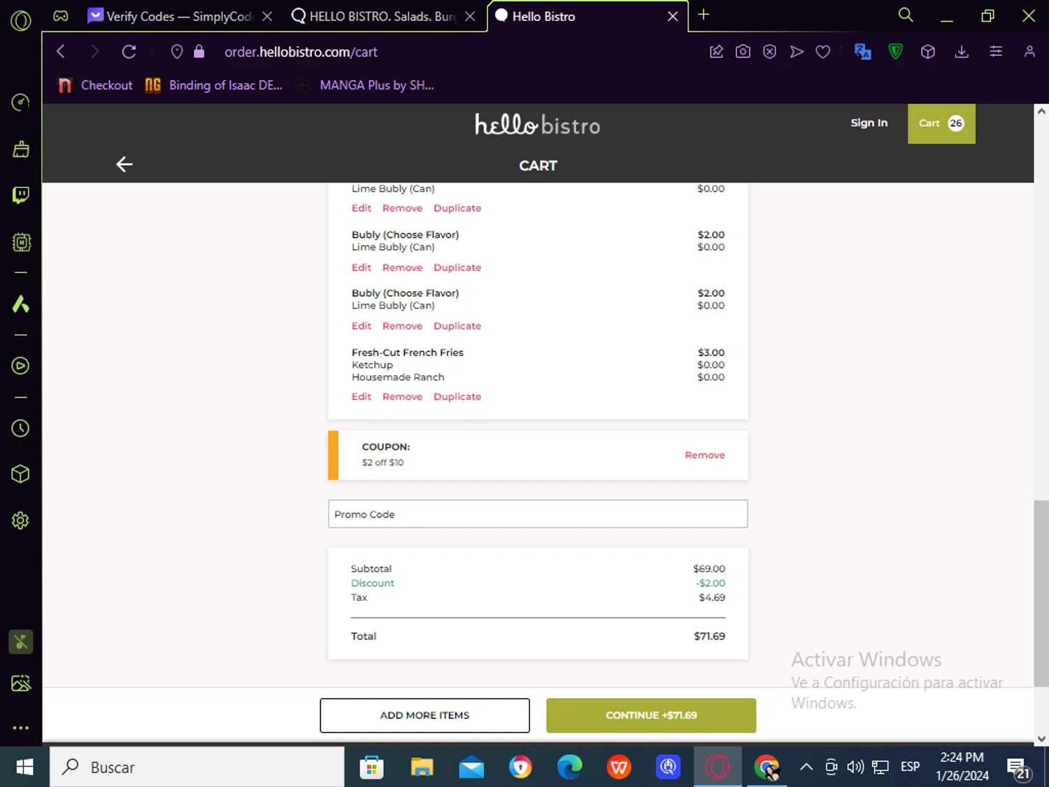 Hello Bistro Coupons 20 Off August 2024