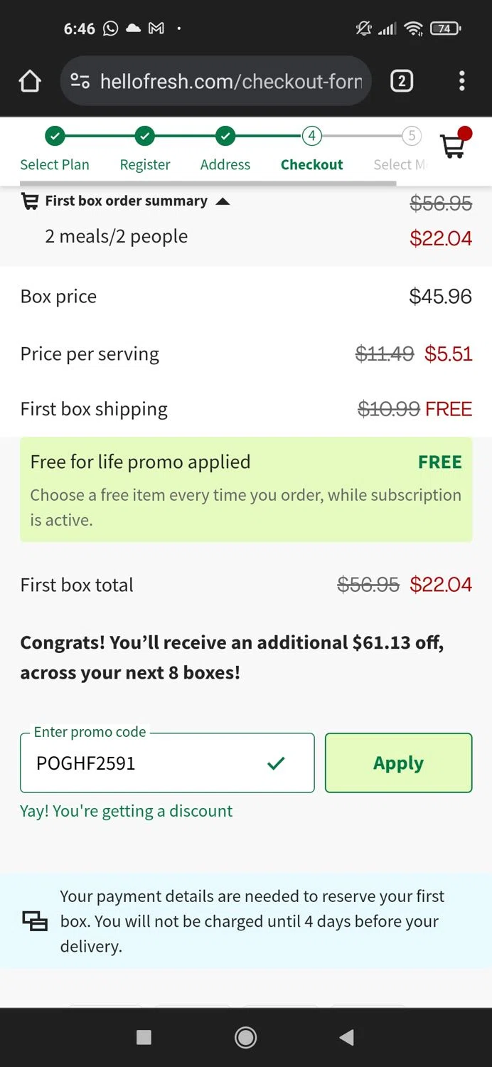 HelloFresh Promo Codes 75 Off March 2024