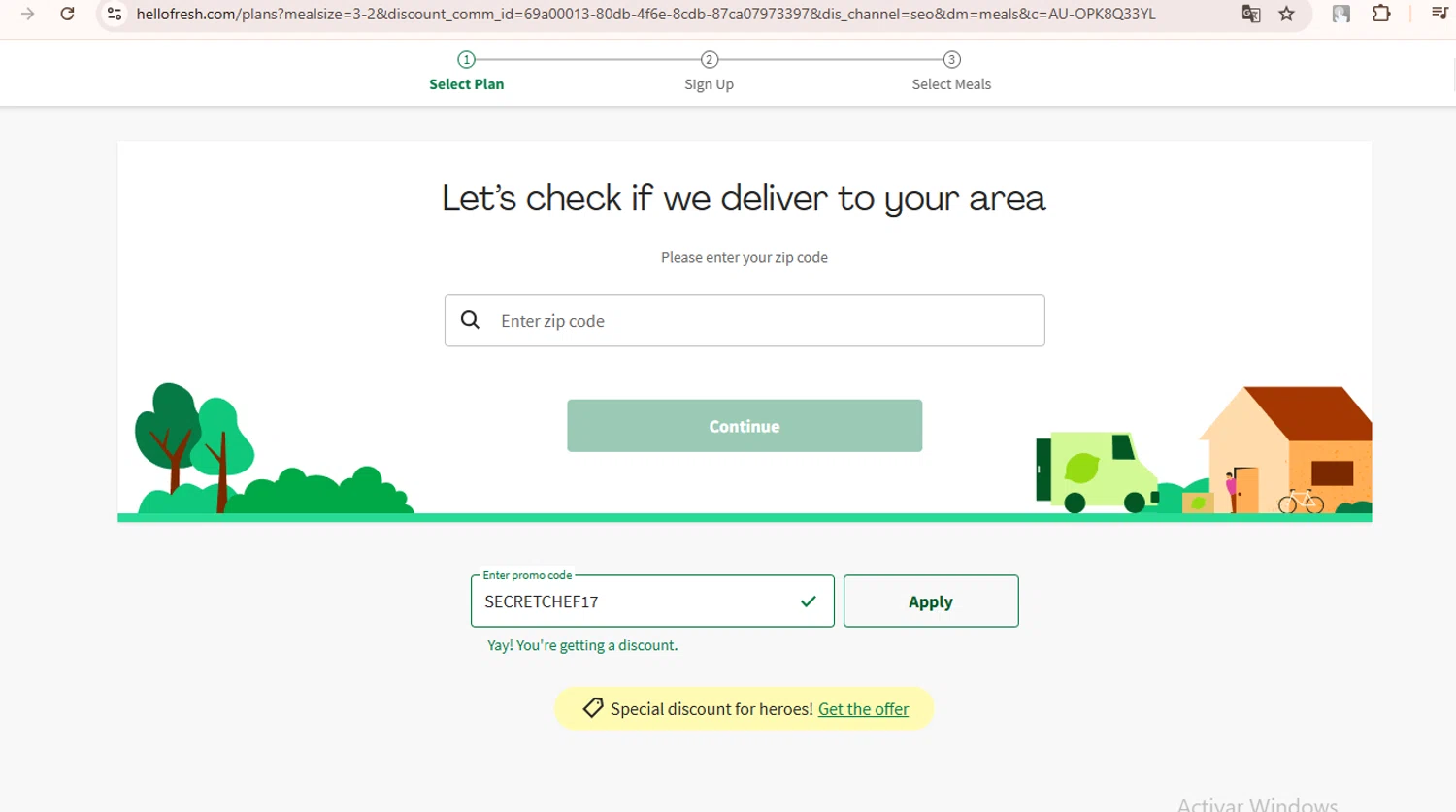 how to use Hello Fresh coupons